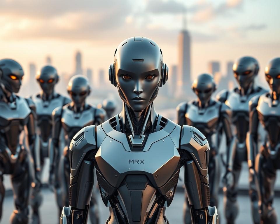 5 humanoid robots